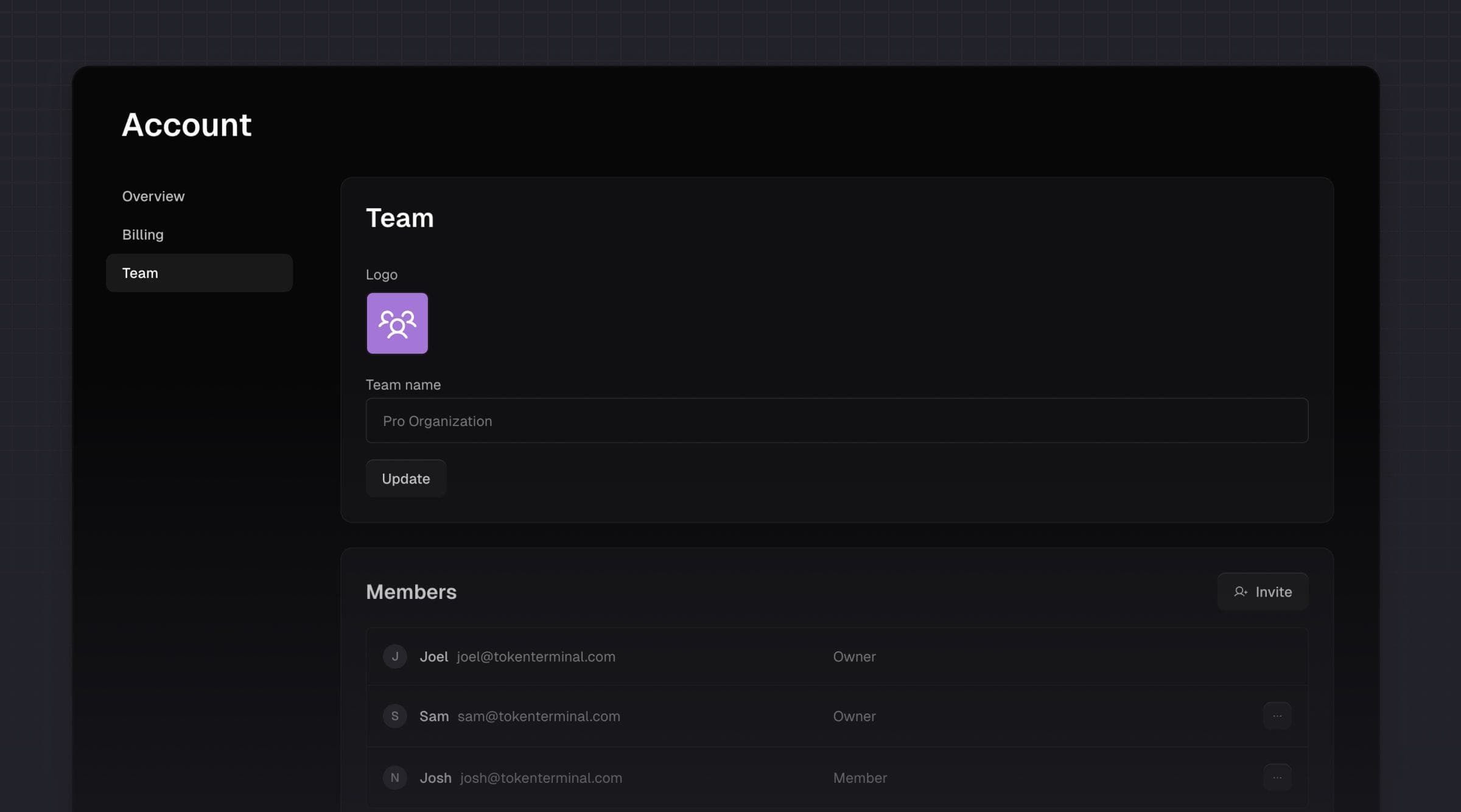 Introducing Token Terminal Teams: Collaborate on Onchain Data