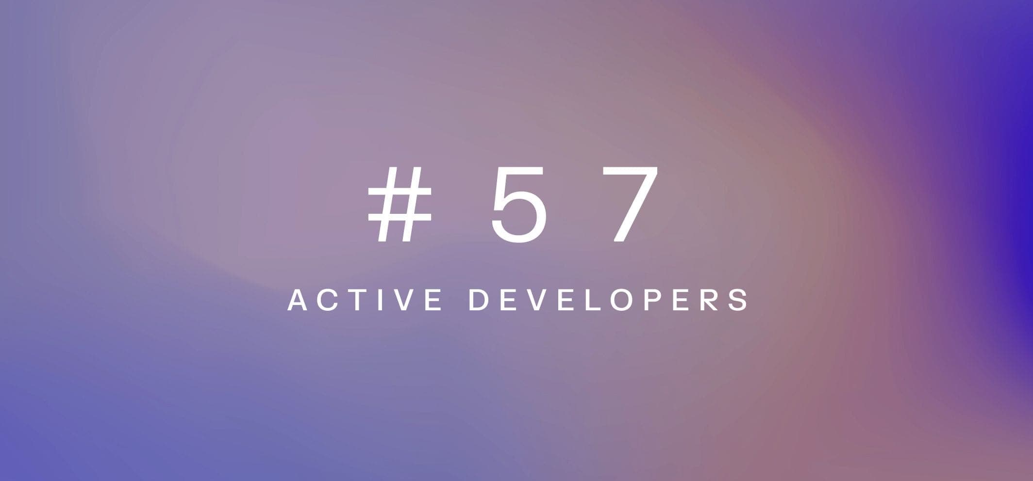 Active developers – Weekly fundamentals #57