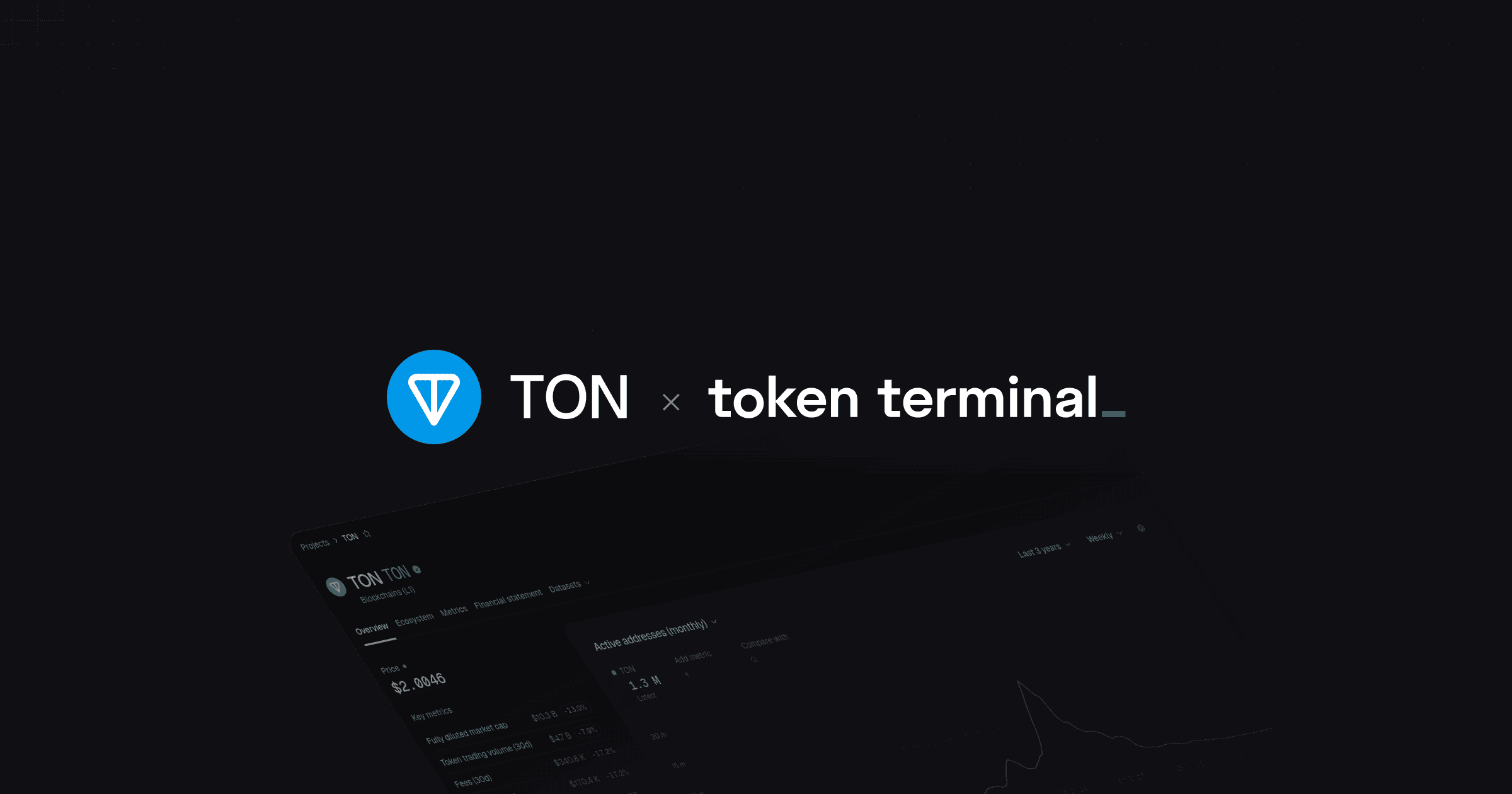 Token Terminal brings TON’s onchain data in front of 300,000 institutional customers