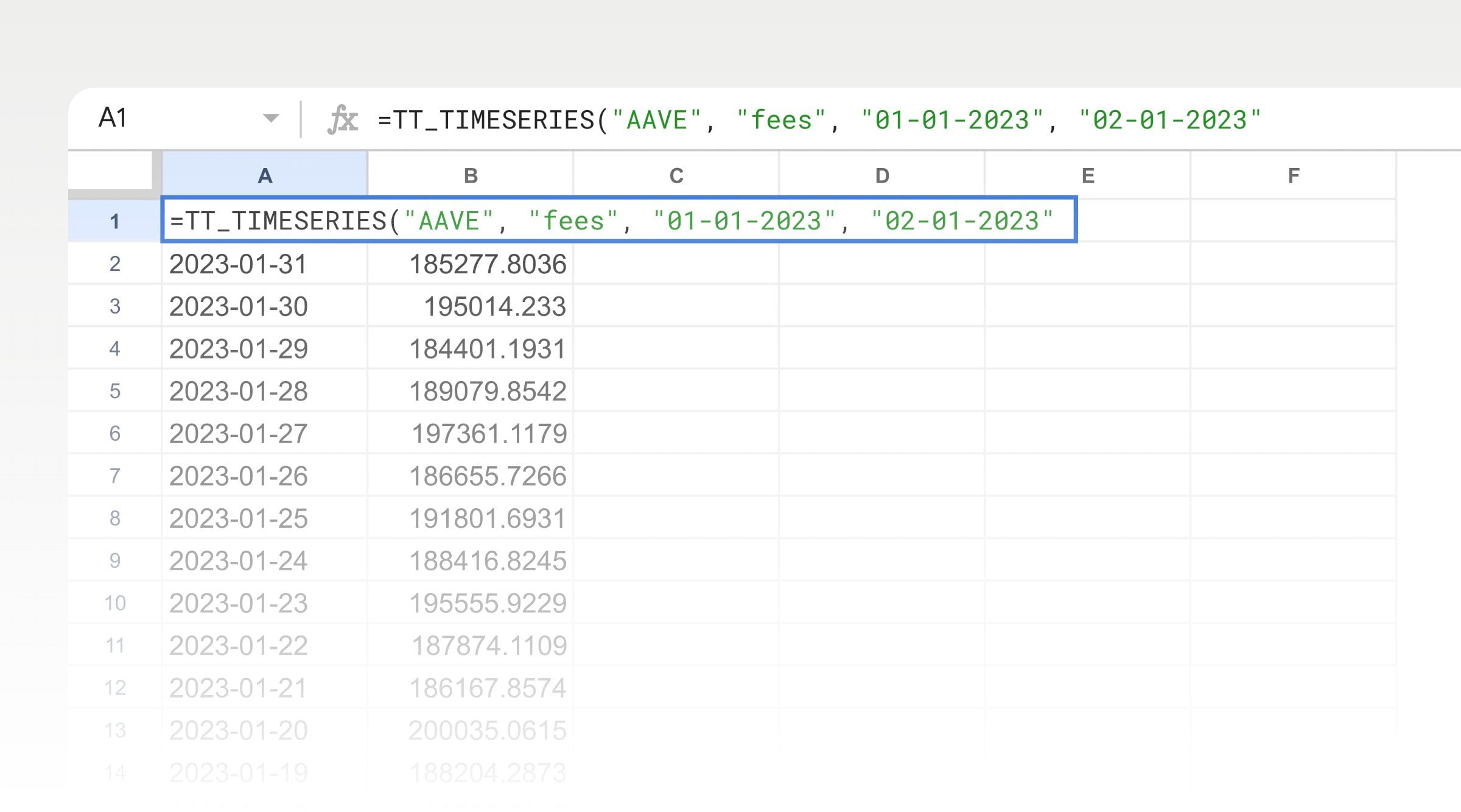 Introducing Token Terminal Sheets: Access Onchain Data in Your Spreadsheet