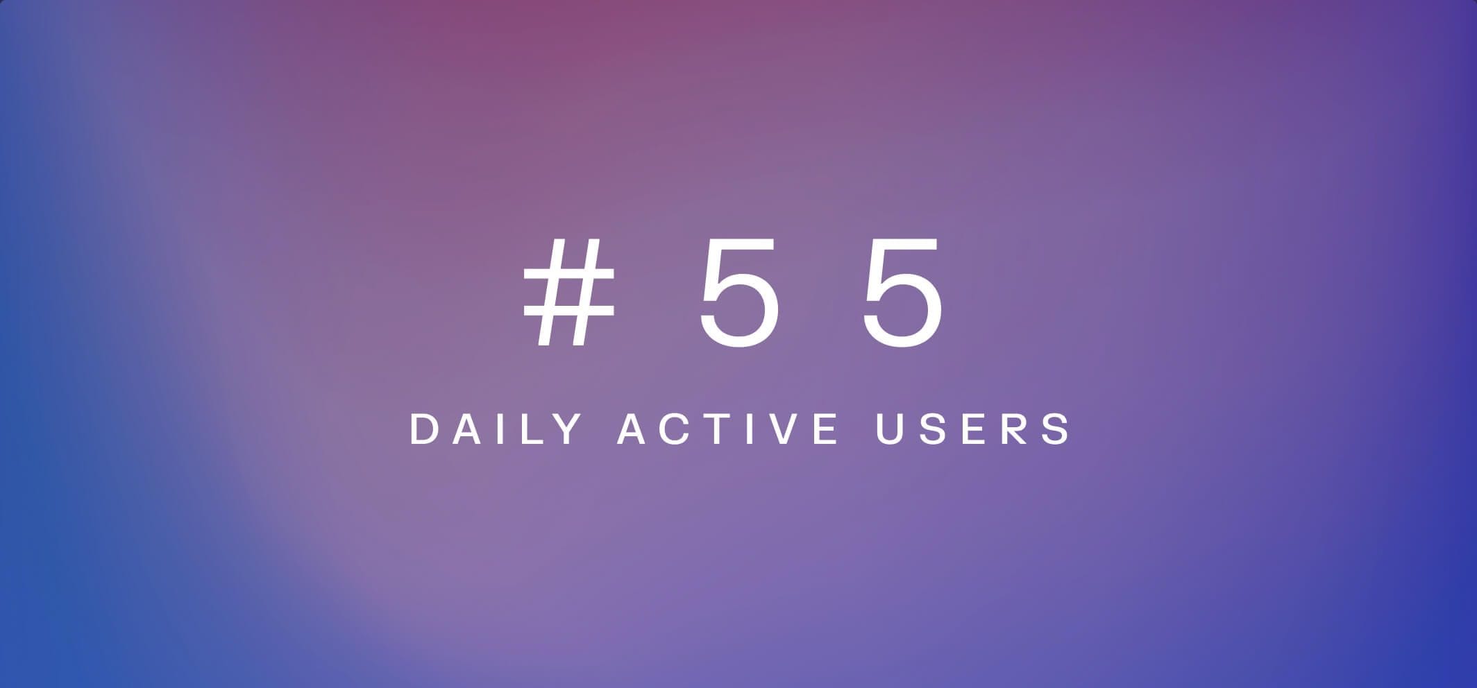 Daily active users – Weekly fundamentals #55