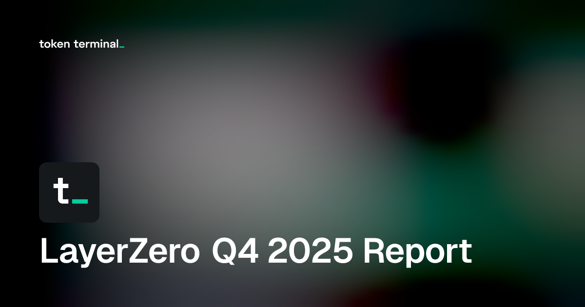 Dashboard - LayerZero Q4 2025 Report | Token Terminal