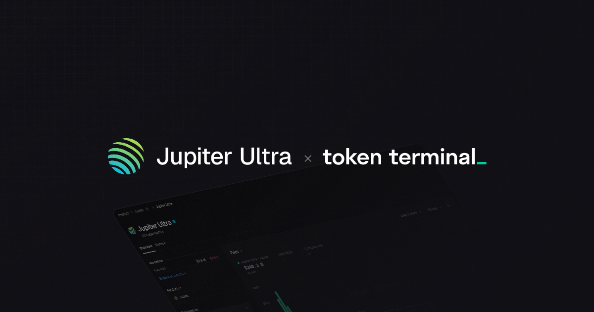 Jupiter Ultra overview | Token Terminal