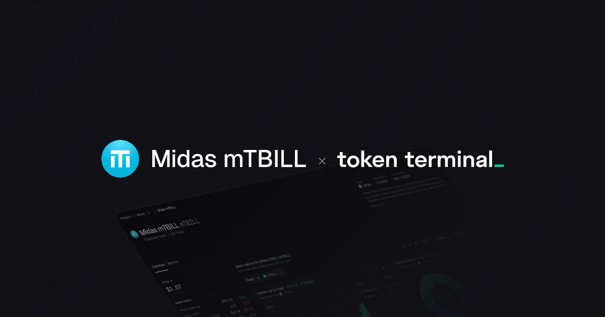 Midas mTBILL overview | Token Terminal