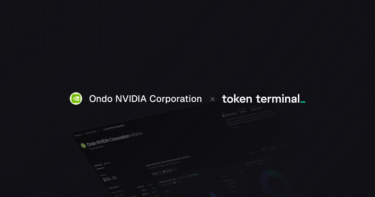 Ondo NVIDIA Corporation overview | Token Terminal