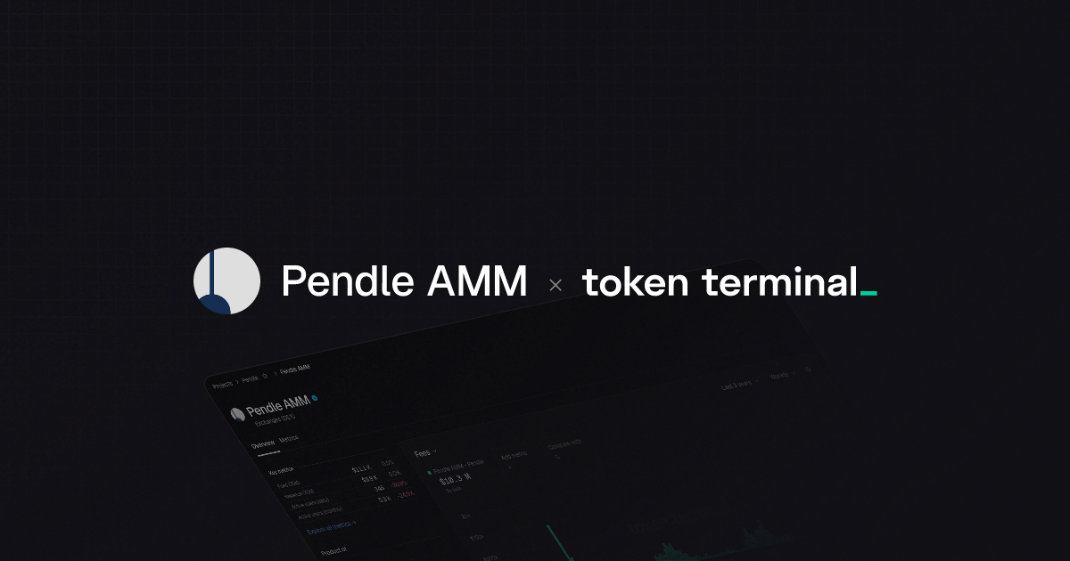 Pendle AMM overview | Token Terminal