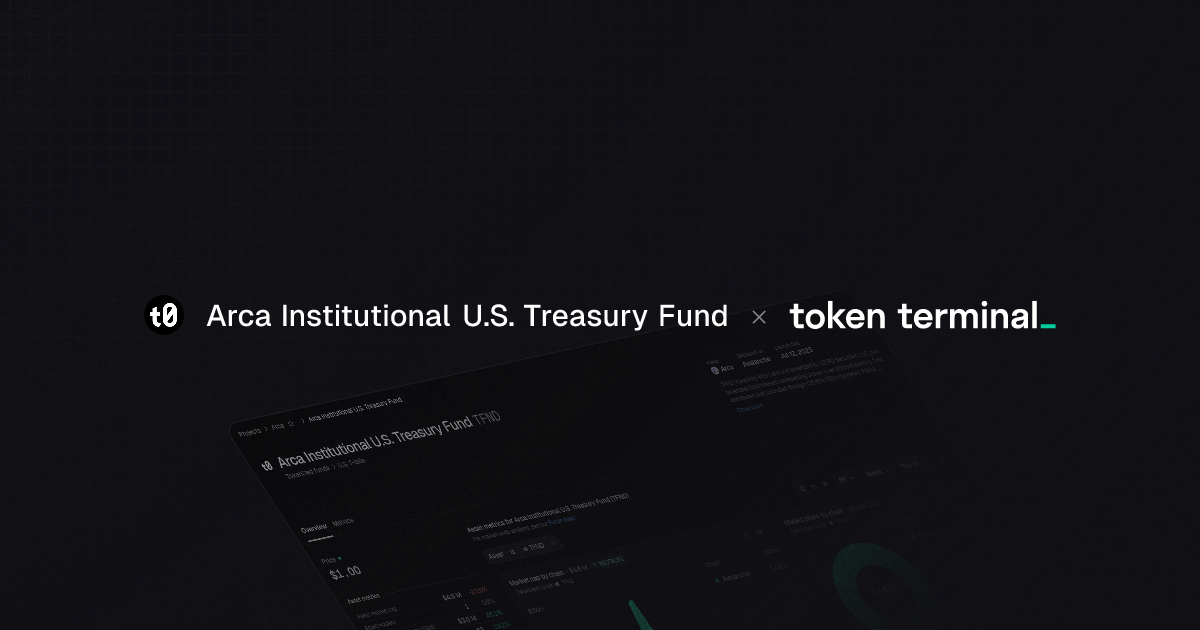 Arca Institutional U.S. Treasury Fund | Token Terminal