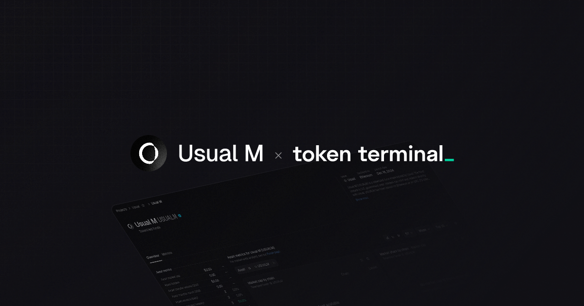 Usual M overview | Token Terminal