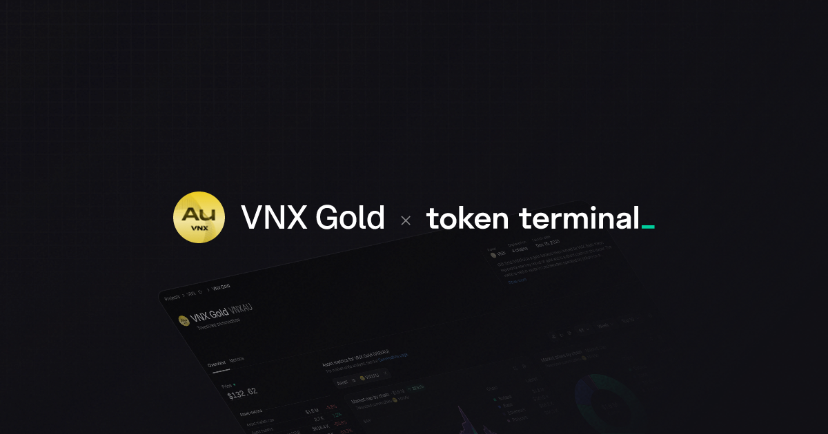VNX Gold overview | Token Terminal