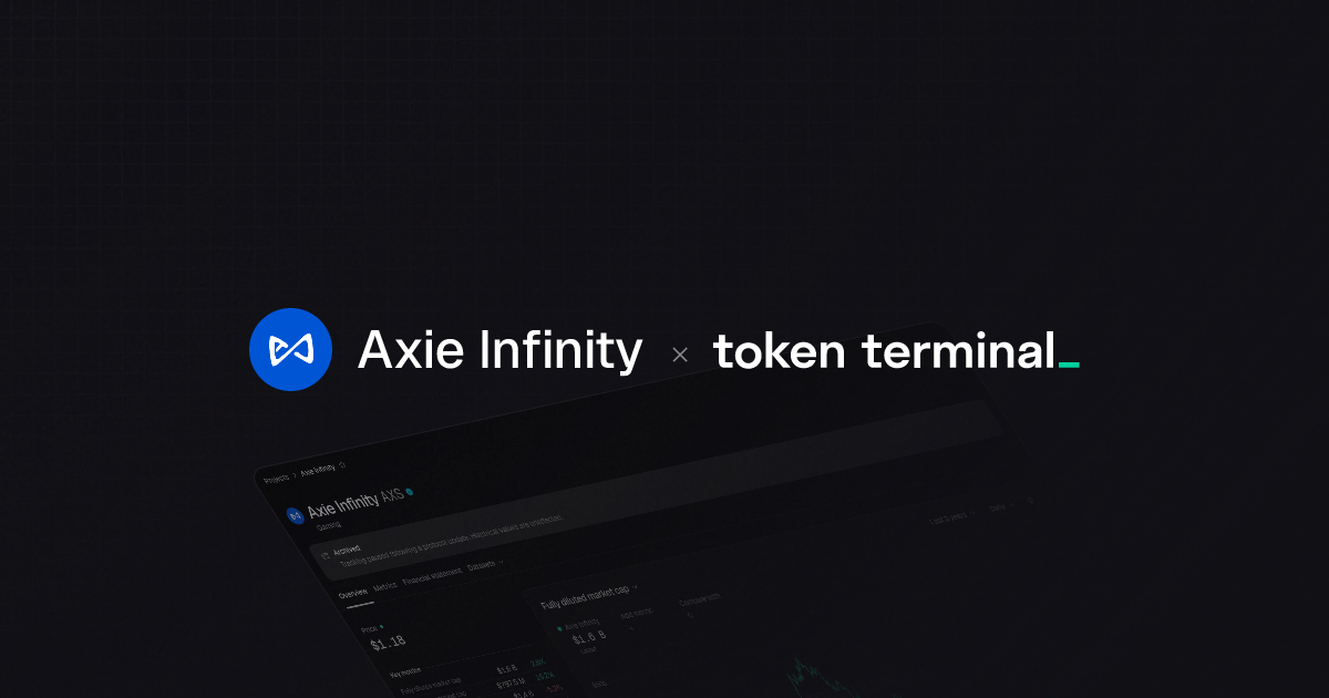 Axie Infinity overview | Token Terminal