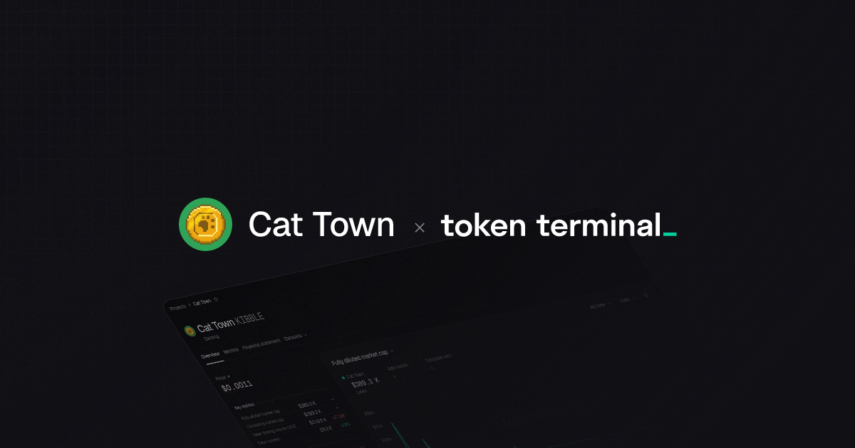 Cat Town datasets | Token Terminal