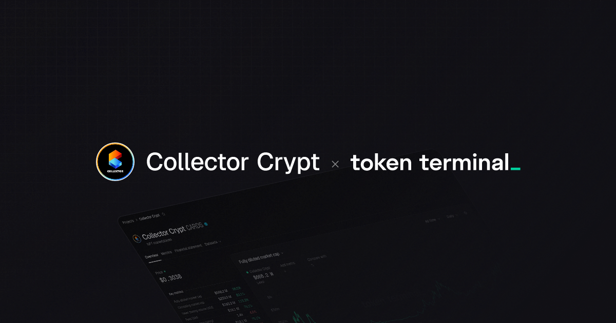 Collector Crypt fees, revenue & market cap | Token Terminal