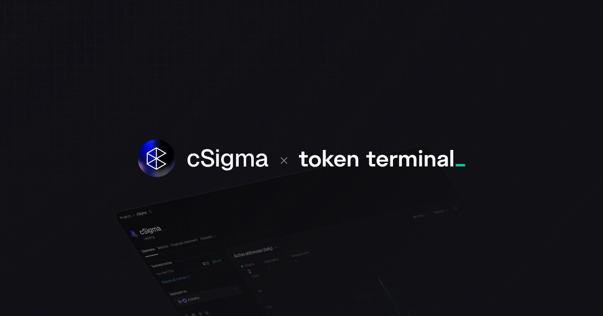 cSigma overview | Token Terminal