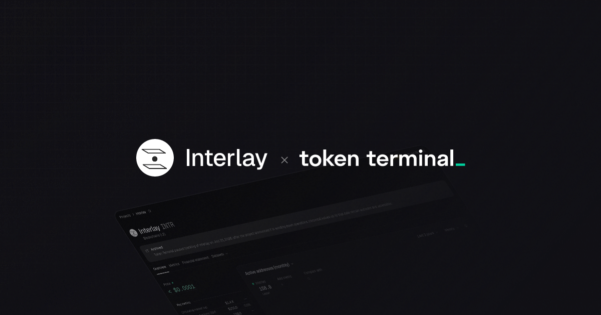 Interlay overview | Token Terminal