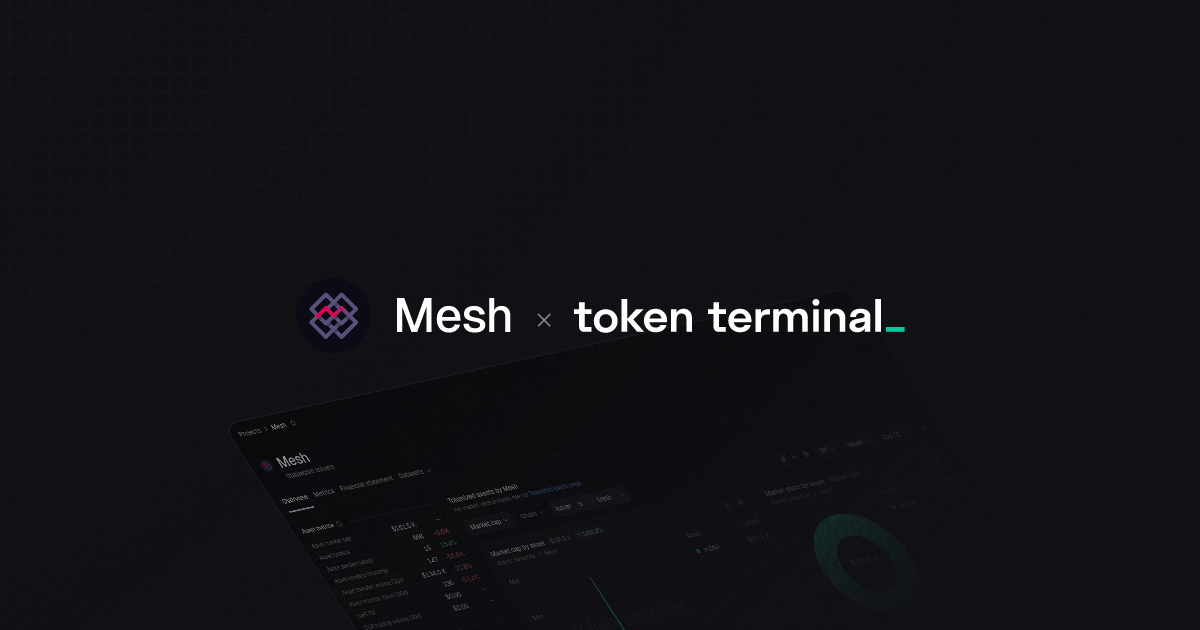 Mesh overview | Token Terminal
