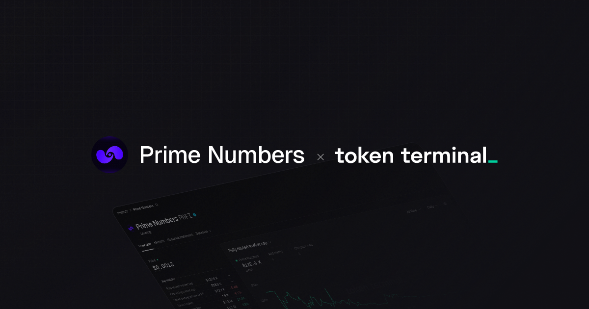 Prime Numbers overview | Token Terminal