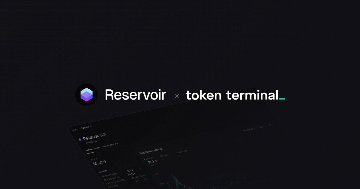 Reservoir overview | Token Terminal
