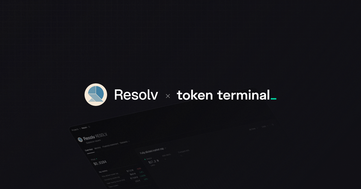 Resolv overview | Token Terminal
