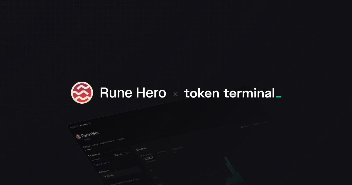 Rune Hero overview | Token Terminal