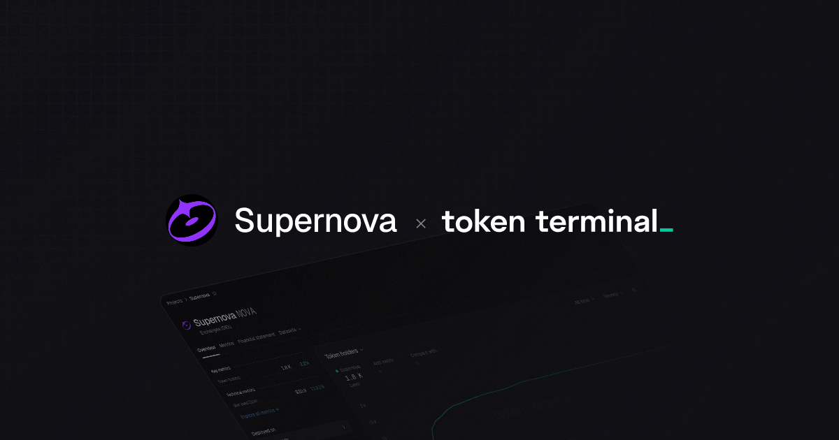 Supernova overview | Token Terminal