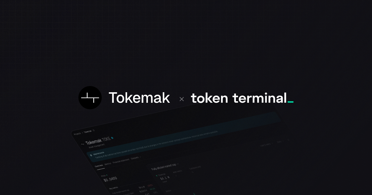 Tokemak datasets | Token Terminal