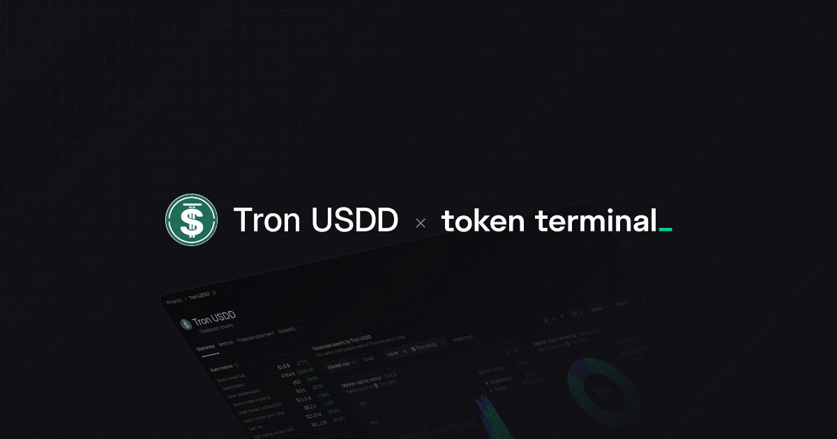 Tron USDD overview | Token Terminal